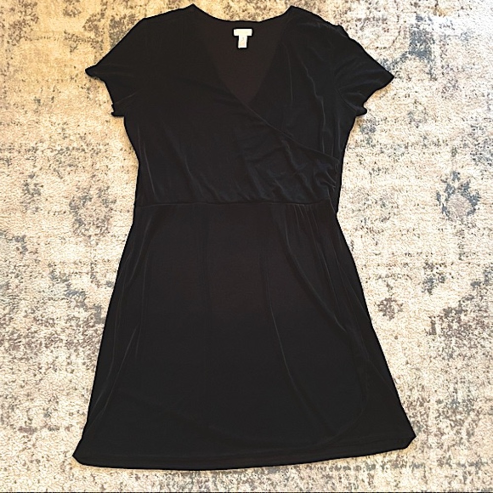Chicos | Faux Wrap Knee Length Wrinkle Resistant Dress Travelers Women’s 3 XL 16
